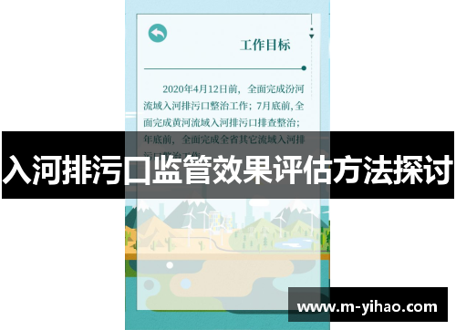 入河排污口监管效果评估方法探讨